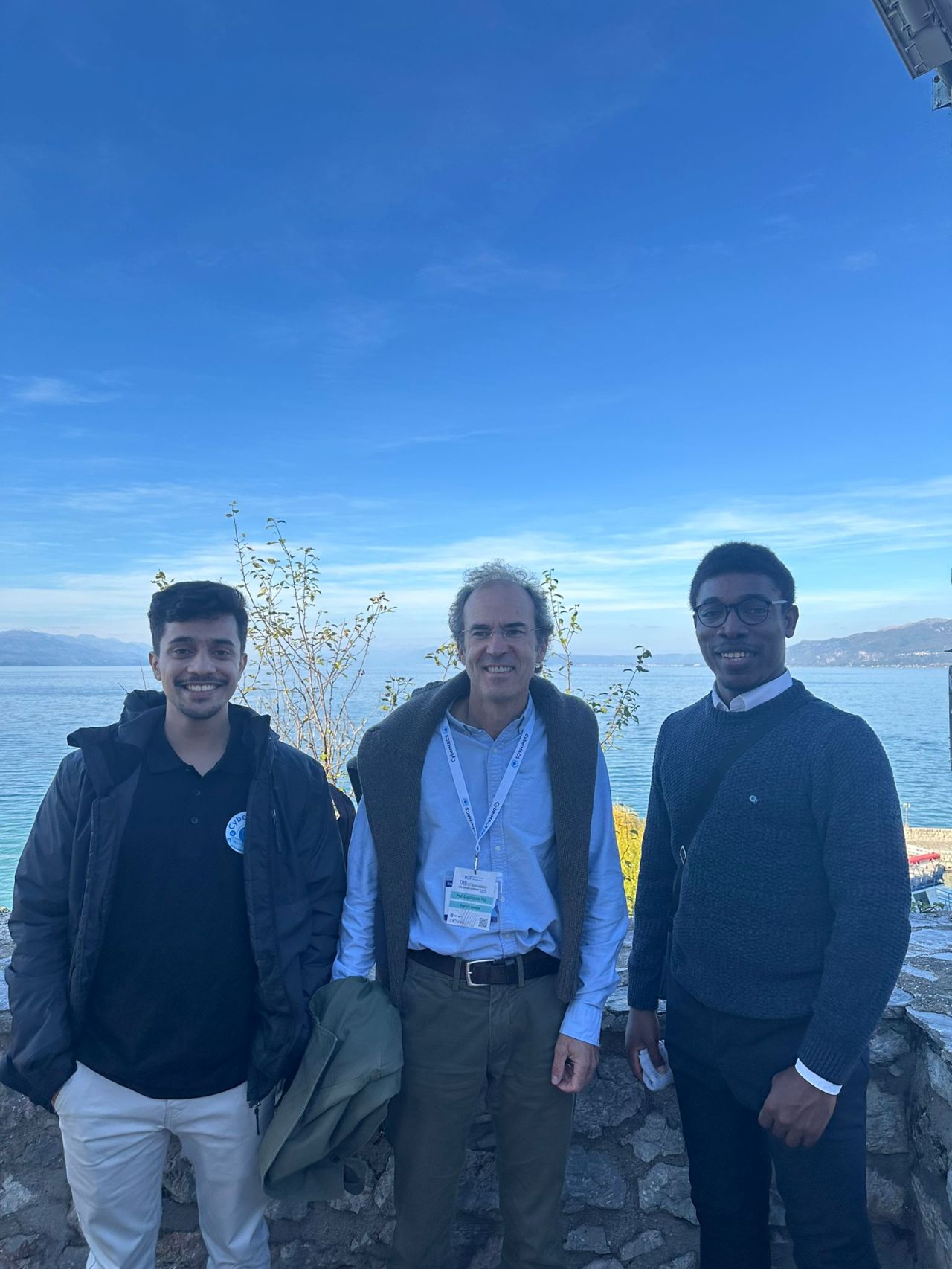 CyberMACS Summer School 2025 - Photo with Prof. Guy